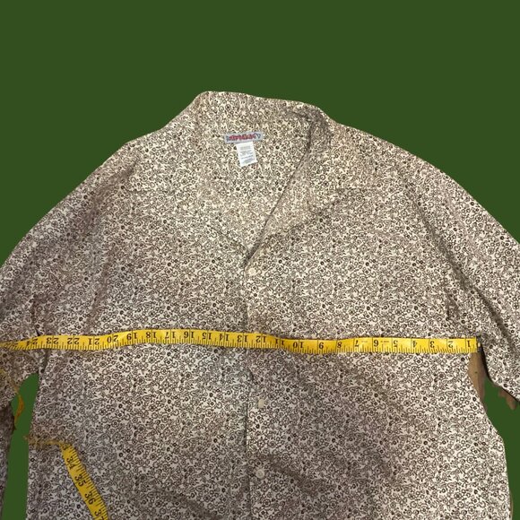 RedSquad Vintage-Style Brown Floral Print Button-Up Shirt Men’s XXL - Picture 5 of 7